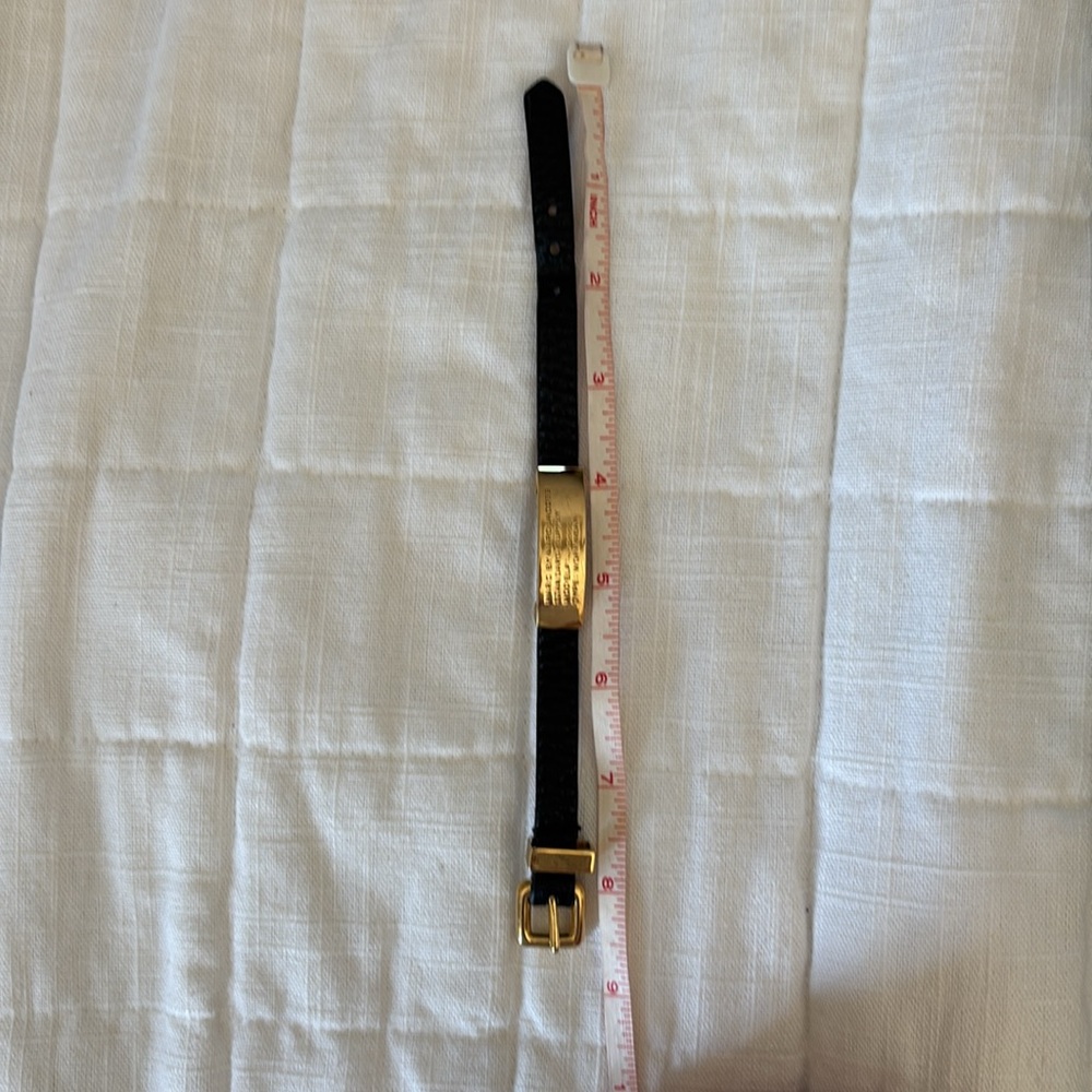 Marc by Marc Jacobs Black Leather Bracelet - Picture 4 of 7